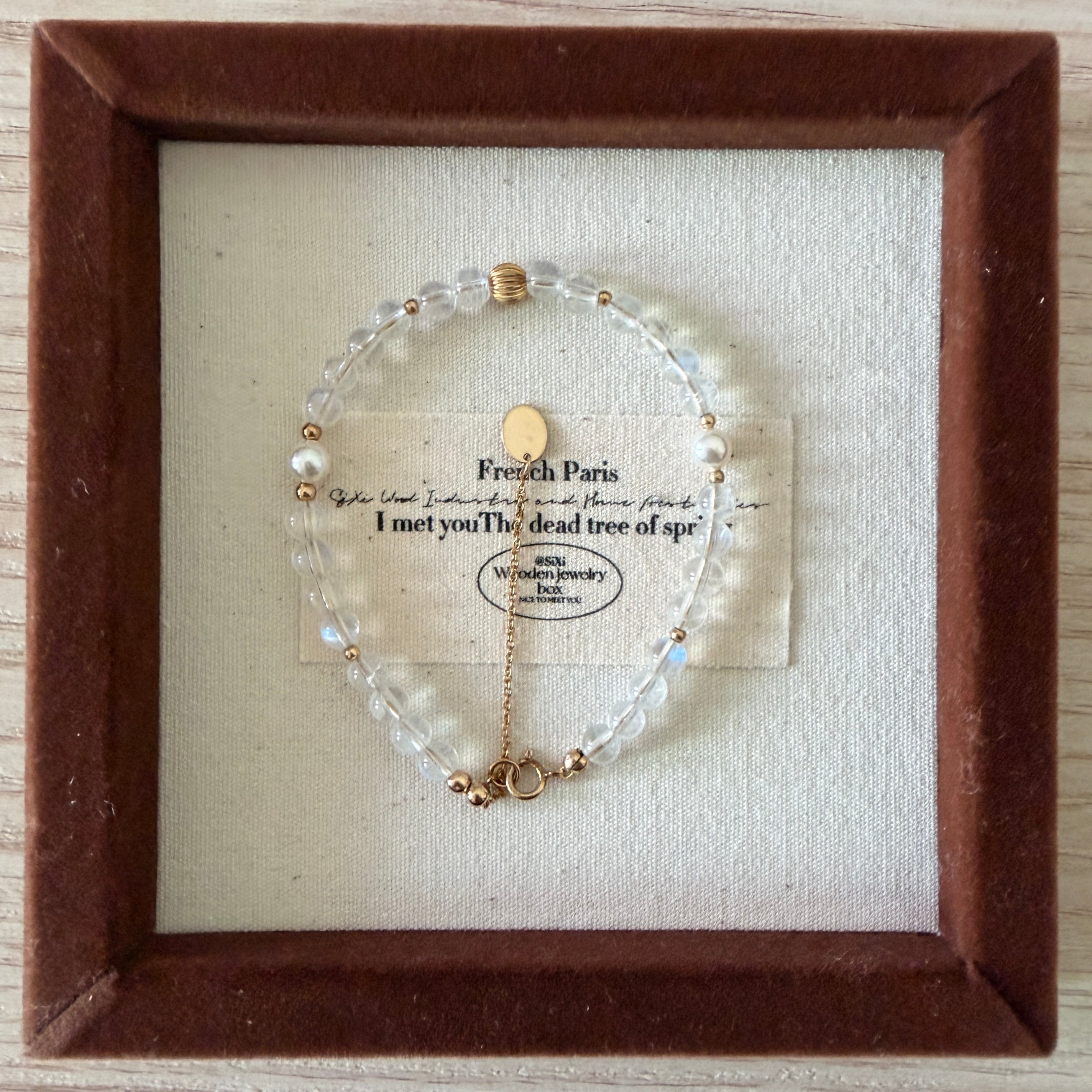 客製-典藏月光石手鏈